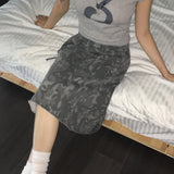 迷彩ミリタリーミディスカート