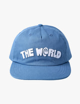 5 Panel Felt Cap Blue