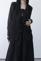 see-through strap jacket
