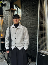 INF High-neck cardigan