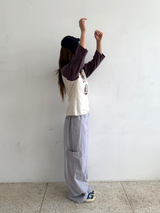 side pocket cotton pants