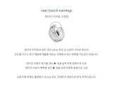[925 silver] Deux.silver.201 / mini cote earring (gold)