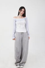 レースミニスターTシャツ_ホワイト