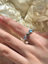 (Open Ring)Creamy Cabochon Ring