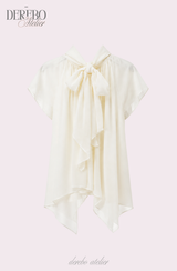 Lumi Chiffon Ivory Blouse