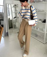 Pin Tuck Lines - slacks.pt