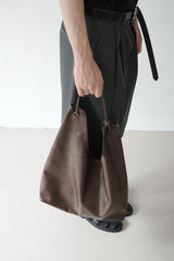 minimal knot shopper bag