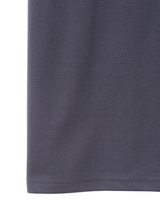 Miele incision shoulder muscle fit plain fabric short sleeve