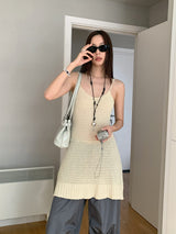 Knit Harlow Layered Sleeveless Dress