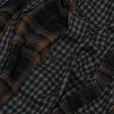 double check deconstructed shirt_brown