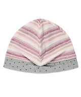 TWIN STAR STRIPED BEANIE PINK(CV2GSUAB22A)