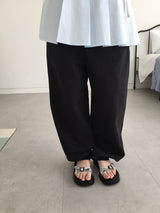 エッセンシャル マイルド コットンパンツ (3color)