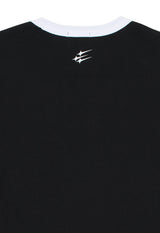 リンガーTシャツ ブラック
