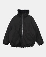 Reyu High-Neck Fur Padding