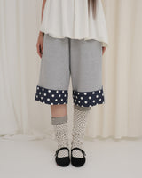 DOT FOLDING BERMUDA SWEATPANTS