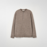 Stoic Henley-Neck Wool Knit (4 Colors)
