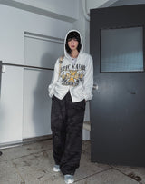 コイルカモフラージュスナップパラシュートパンツ
