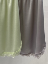  satin lace skirt 