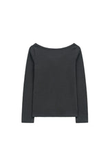 cr ストラップTシャツ (ダークグレー)