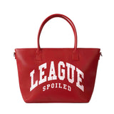 SPOILED LEAGUE TOTE BAG | MATTE RED