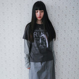 RUMI pfp Layered LS-T [Charcoal grey]