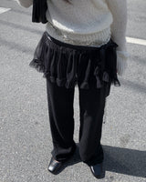 From skirt