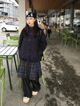 Sand color blocking jacket (2c)