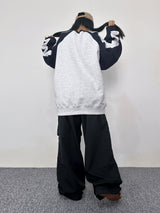 (UNISEX) LONG WIDE LOOSE-FIT PLEATED OVER BOXY PANTS