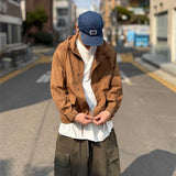 オーバーサイズヴィンテージフード付きフィールドジャケット