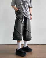 Slash Bermuda Denim Pants