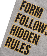 Star Lettering Patch Bermuda Sweat Pants - Gray