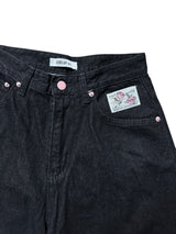 ホットピンクレタリングパンツ  D-1445