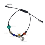 ブラックジェムストーンブレスレット