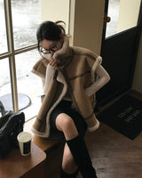 【BELLIDE MADE】Rowin ハイネックムートンベスト