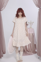 ROSE ISLAND ルーズフィットピュアコットンナイトガウン