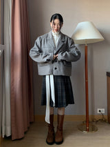  WINTER STRAP COLLAR KNIT
