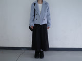 Powder double short coat (2color)