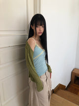 ヒュベンリブ長袖カーディガン