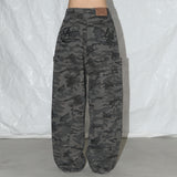 Carpenter Lettering Denim Pants (Dark Gray) F25QD884