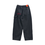 martin embroidered double-knee pants