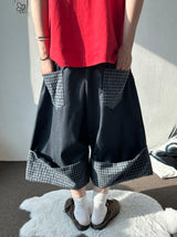 Barcode Star Dot Graphic Oversized Tee 3color