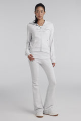 Sheer Romance Folded Pants, Gray