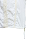 (2color) Lace Drawstring Sleeveless Blouse