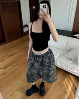 [Unisex] カモバミューダスウェットパンツ(3 color)