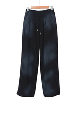spray-washed string pants
