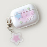 [AirPods] スターパーティクルハードケース (Pink) (only case)