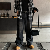 St. Parachute Cargo Wide Denim Pants
