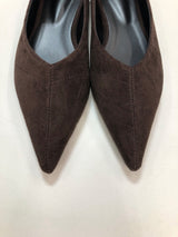 Brown Suede Stilettos