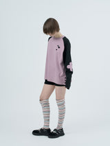 multi stripe loose socks