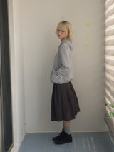 Powder pleats and pouch skirts